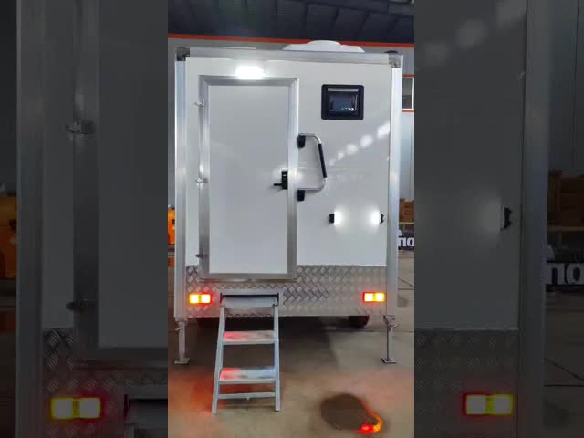 安価 機能的でカスタマイズ可能 モバイル シングルシャワー トレーラー 屋外 豪華 浴室 トイレ