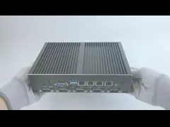 Intel Series Fanless Industrial Mini Computer 4 Gigabit Ethernet LAN 6COM