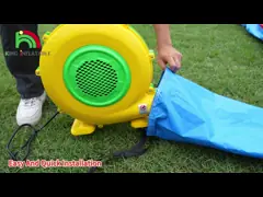 Inflatable Obstacle Course Bounce House Castle With Slides Bounce Area And Obstacles Climbing With Blower