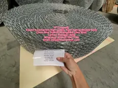 12.7mm Concrete Counterweight Mesh Use Oil / Gas Pipelines