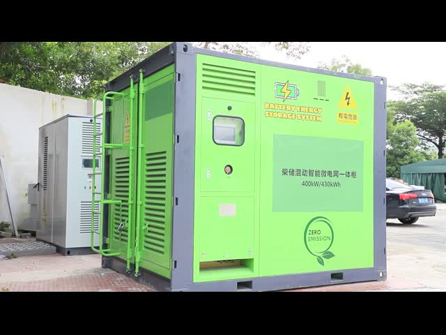 430KWh Genset Diesel Generator Industrial And Commercial Lithium Battery Energy Storage System Renewable Energy Sources