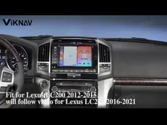 Viknav Linux System For Toyota LC200 2012-2021 Wireless Apple CarPlay Android Auto Only Support Original Car OEM Screen