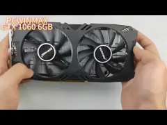 PCWINMAX GeForce GTX 1060 6GB GDDR5 192bit Игровая графическая карта VR Ready Двойная охлаждающая вентиляторы HD DP DVI видеокарта video
