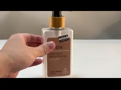 Ярлык стикера бутылки шампуня 200ml квадрата пластиковый с бамбуковым рукавом video