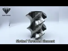 Теплообработанные части экструдера с двумя винтами 20 мм Экструдированные части для смешивания полимеров video