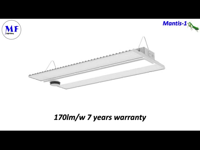 Industrial Lighting Fixture Linear Highbay Lamp LED High Bay Light 100-400W Smart Dimming 0-10V Motion Sensor Warehouse
