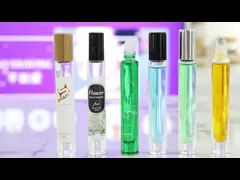 Круглая форма Прозрачное толстое дно без утечек Парфюм Эфирное масло Бутылки с шариковыми роликами 10 мл video