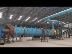 Phosphorus Treatment Rotary Drum Dryer With Temperature Range Of 50-600C And Fan Blower Configuration
