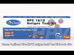 Test HPV rapide professionnel Cassette de test de détection rapide très précise