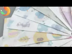 Pattern Printing Disposable Baby Bibs Non Woven Fabric Disposable Bibs