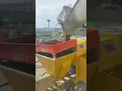Efficiency Screw Type Shotcrete Machine Screw Plastering For Pit Support