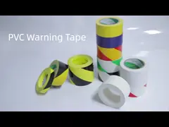 High Tensile Strength PVC Lane Marking Tape For Warehouse Safety In Black And Yellow