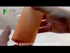 250ml Orange Painting Finished Plastic Foam Bottle With White Foam Pump