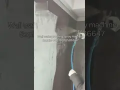 How the wall paint spray gun machine do waterproofing spraying?