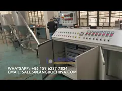 alimentación superior actuada semi automática plástica de la máquina de la granulación 150kg/H