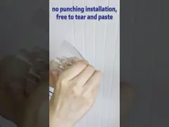 14.5cm Self Adhesive Clear Toilet Paper Holder PET PC roller ISO 9001