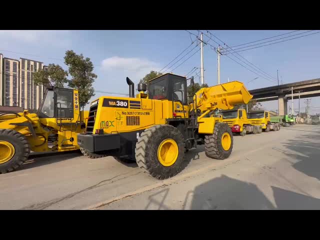 Japão Usado Komatsu Loader para venda segunda mão WA380 Jindongyu Machinery