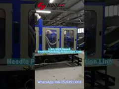 Изоляция Чангшу КЭ/ИСО9001 ядровая чувствовала производственную линию/не сплетенную машину иглы пробивая video