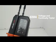 Настоящий звук ручки детектора напряжения тока АК измерения и сигнал тревоги СИД норма бесопасности высокая video