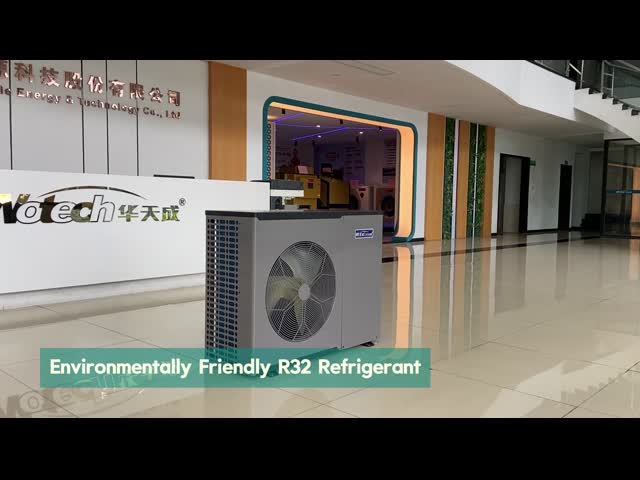 シルクスクリーン印刷 モノブロック R32 空気源熱ポンプ 14kw インバーター