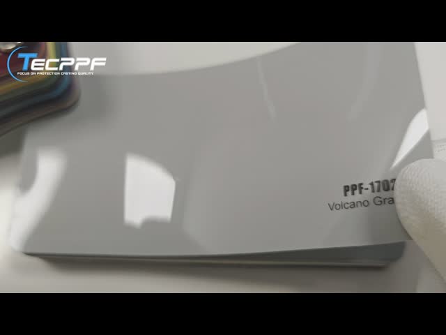 8mil Volcano Cinza Mudança de cor Pintura Proteção de filme com cola Ashland e cura térmica