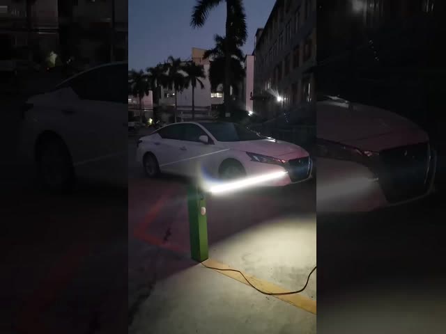 防天性駐車ブームバリア 公共の充電点