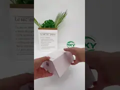 Серебряная штамповка ювелирная бумага упаковочная коробка для часов с матовой ламинацией video