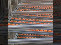 Промышленные индивидуальные гравитационные поддоны для поддонов, регулируемая система стальных поддонов. video