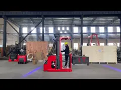 China Battery-powered Forklift Pallet Stacker Jack Electric Warehouse Forklift   Rated Load 3 Tons supplier