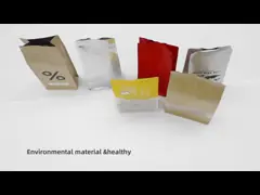 ISO SGS Custom Printed Packaging Pouch Пакет из алюминиевой фольги video
