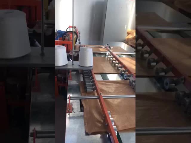Woven Bag 4 Colors Automatic Cutting And Sewing Machine 20-40pcs/Min