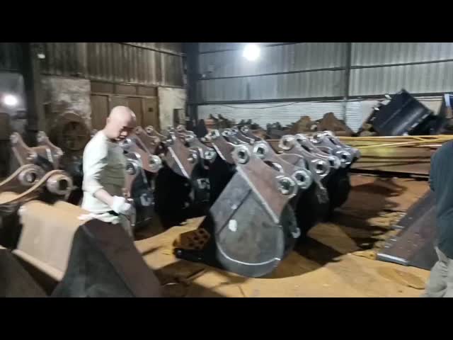 1-50 Tons Excavator Digger Attachments Grate Grid Standard Sieve Bucket For Liebherr A900 A904C A900C A900CUS A922 R966 video