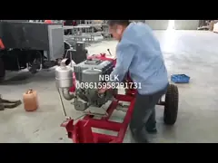 Double Capstan Drum Winch 5 Ton Dengan Trailer Match Mesin Bensin Honda / Yamaha