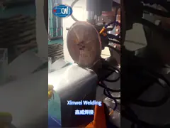 Горизонтальный сварщик шва сопротивления, сварщик шва 2500mm автоматический для трубки video