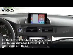 Viknav Linux System For Lexus CT 2014-2022 Wireless Apple CarPlay Android Auto Only Support Original Car OEM Screen