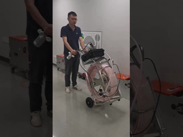 Push Rod Mini UV CIPP Curing Equipment For Lateral Sewer 20-50m With HD Camera