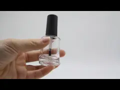 Impressão personalizada de 15 ml de esmalte de óleo de gel exclusivo de óleo de vidro com escova de tampa