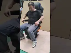 Механическая подвеска, регулируемая рулевая коляска для водителя автобуса из Китая. video