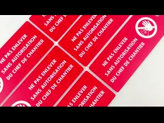 Waterproof Custom Pensonal Items Plastic Safety Tag Identicication Tag