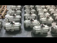 AT Series Pneumatic Actuator Double And Single Acting rack and pinion actuator supplier