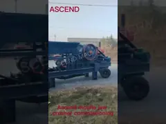 Diesel Engine Mobile Jaw Crusher for Sand Stone Processing Production Lines