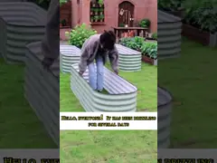 По индивидуальному заказу полипропиленовые пластиковые поднятые плантационные коробки пластиковые поднятые садовые кровати на ногах video