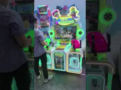 The Defender lottery coin operated gun shooting game monsters ticket redemption machine