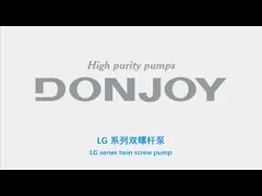 Двухшнековые насосы DONJOY для смешивания пищевых продуктов, газов, жидкостей и твердых веществ, санитарные многоцелевые двухшнековые насосы video