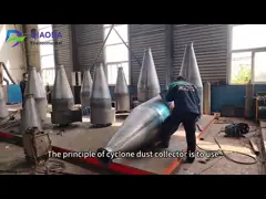 Custom Industrial Cyclone Dust Collector Furniture Factory Single Cyclone Separator Mesin penghapus debu