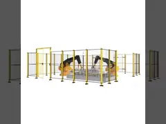 Контейнер из прямоугольной проволочной сетки Серебряный цвет, промышленные контейнеры из проволоки 100-1500 кг. video