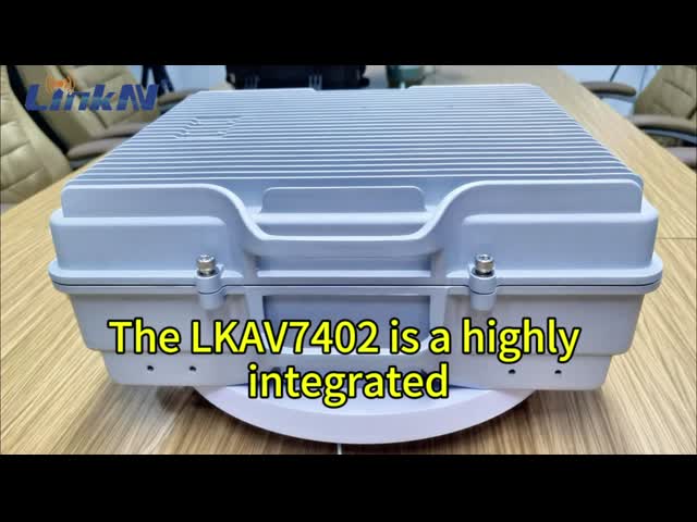 шифрование снабжения жилищем AES частной сети IP67 базовой станции 43dBm LTE на открытом воздухе видео