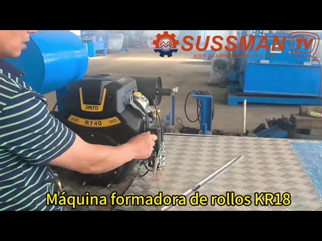 0.3-0.8mm aço galvanizado SSR Metal Roofing System Beam Standing Roll Forming Machine