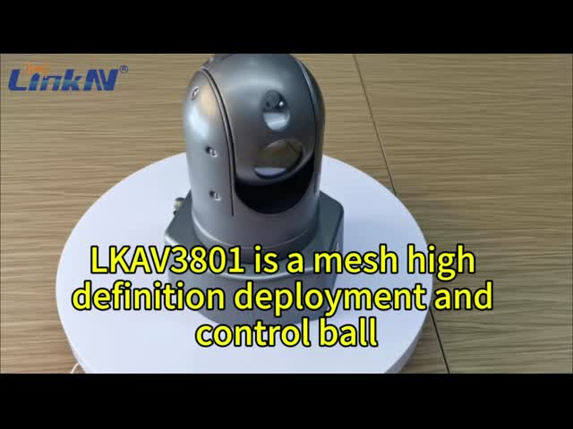 LKAV3801 PTZ Камера 4G FHD 580MHz 1.4GHz AES шифрование с батареей видео