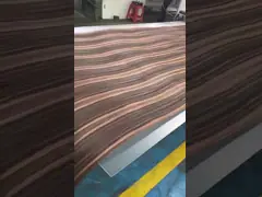 Черным облицовка чёрного дерева Makassar облицовки четверти отрезанная отрезком для мебели video